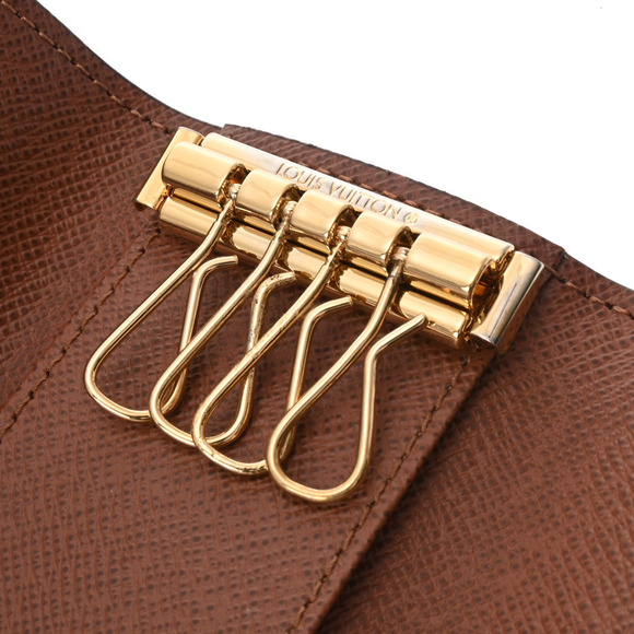 Louis Vuitton Monogram case Multicle Brown Canvas Key - Picture 10 of 12